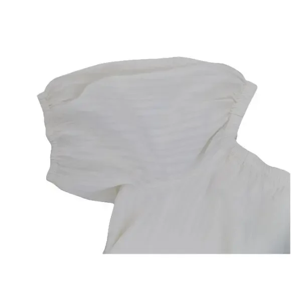 Old Navy dress shift puffy short sleeves pockets ivory size XXL NWT - Picture 6 of 10